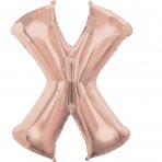 Folienballon - 86cm - Rosegold - X