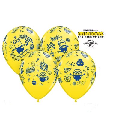 Minions the Rise of Gru Ballons, 6 Stck