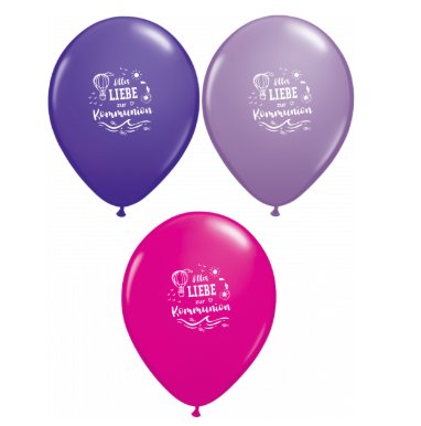 Kommunion - Luftballons mit Druck