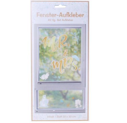 Fenster-Aufkleber Hochzeit