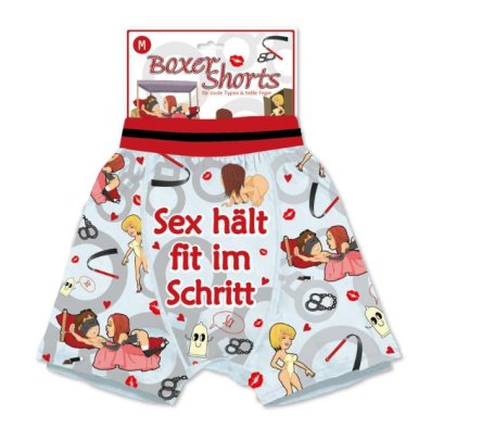 Sex hlt fit im Schrift Boxershorts
