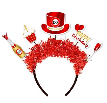 Haarreifen zum 50.Geburtstag