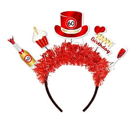 Haarreifen zum 60.Geburtstag