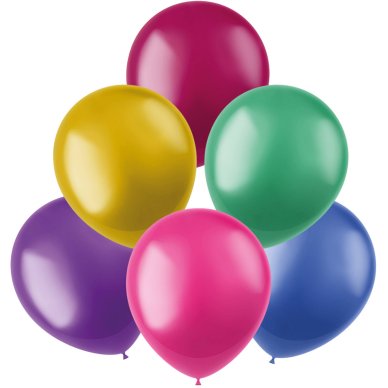 Ballons Metallic Mix - 50 Stck - 33 cm