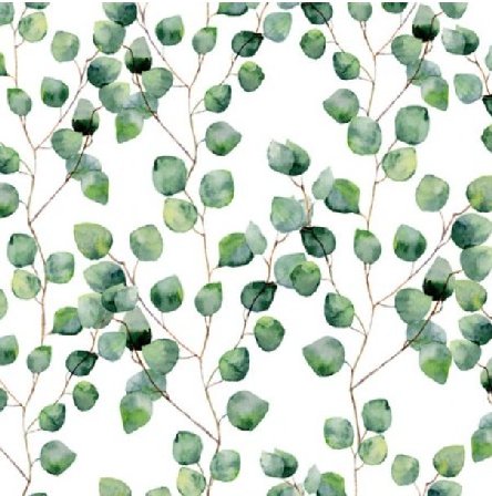 Servietten mit Bl�ttern,  20 St�ck