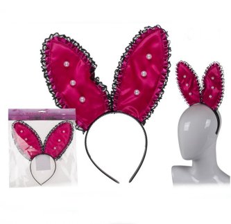 Haarreifen Bunny pink