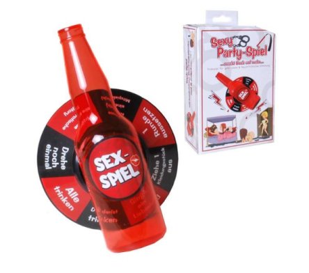 Trinkspiel Sex Party mit Flasche