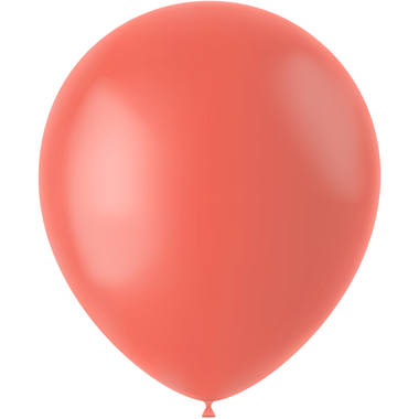 Rundballons, Melonenorange, 10 Stck