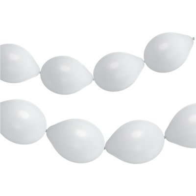 Ballons fr Ballongirlande Coconut Weiss