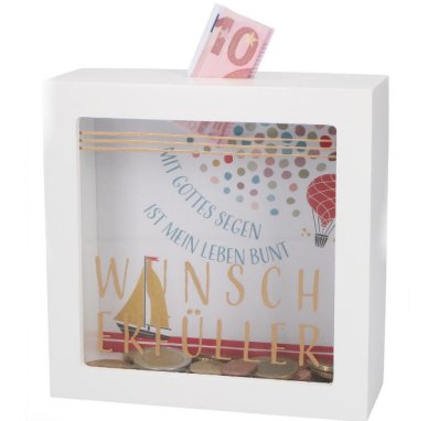 Bilderrahmen Wunscherfller Spardose