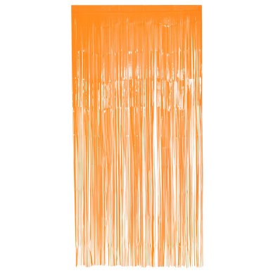 Folienvorhang neonorange, 2 x 1m