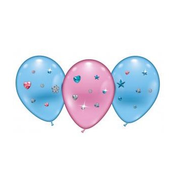 Juwelen Perlmuttballons, 4 Stck