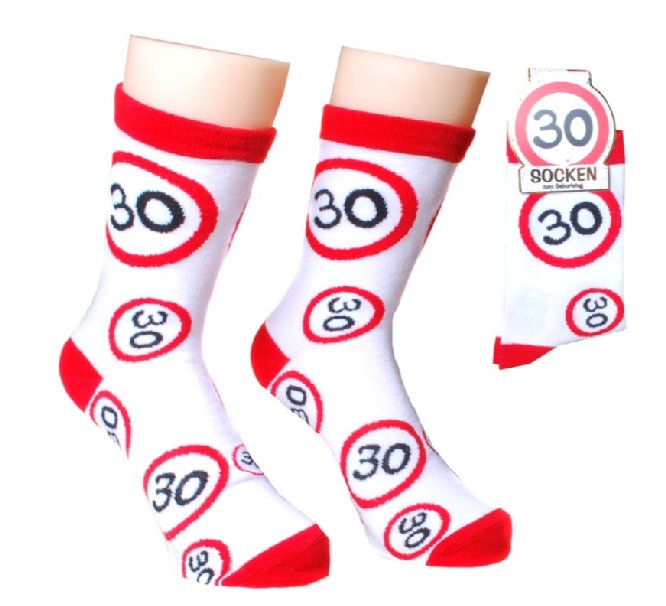 Socken zum 30. Geburtstag (Gr��e 38-42)