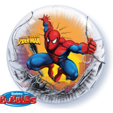 Spiderman Bubbles Ballon, 56 cm