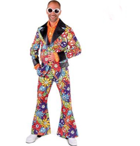 Hippie Anzug Flower Smile - Gr.L