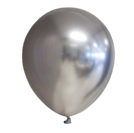 Spiegel Chrome Luftballons, silber