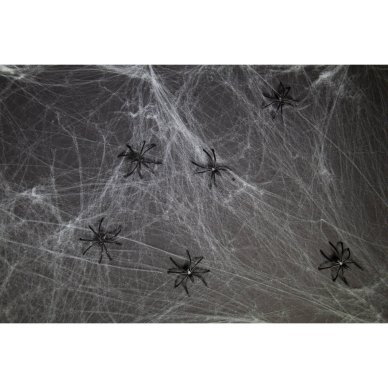 	Spinnweben mit 6 Spinnen, 100g