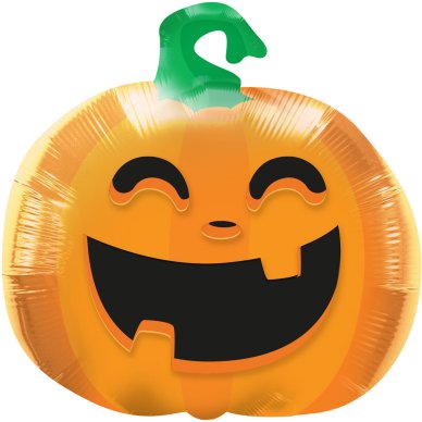 Folienballon Krbis - Halloween BoOo! - 56 cm