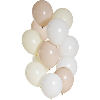 Ballons Nude, Creme, Coco - 12 Stck