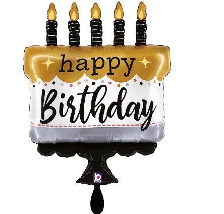 Geburtstag Ballon als Torte