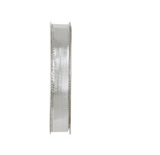 Metallisches Drahtband, silber - 2,2 cm