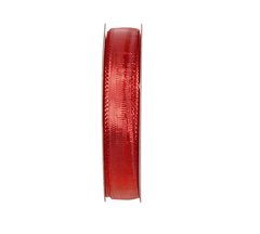 Metallisches Drahtband, rot - 2,2 cm