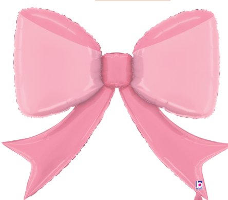 Folienballon pinke Schleife
