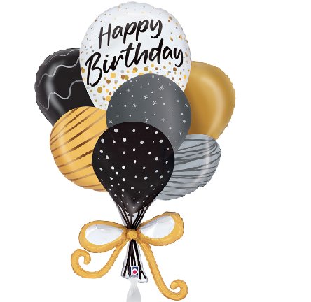Geburtstag Folienballon Strau�