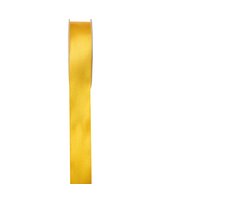 Doppelsatinband gelb, 25m