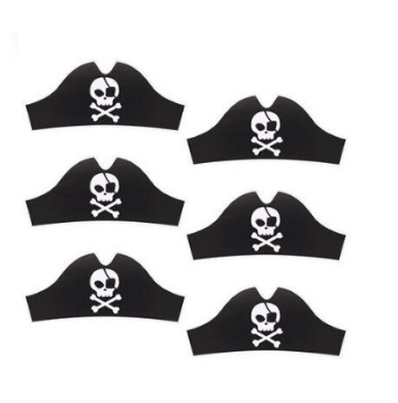 Piratenparty - Piraten Hte, 6 Stck