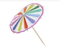 Party bunte Regenschirm, 10 Stck