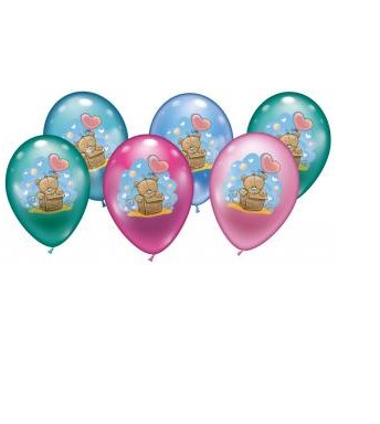 Ballons Baby Teddy, 6 Stck