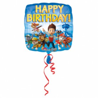 Folienballon Paw Patrol Birthday