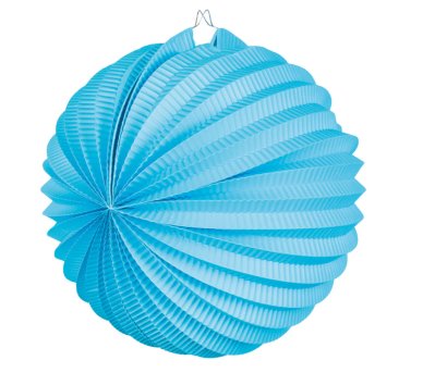 Ballonlaterne Papier Trkis Blau