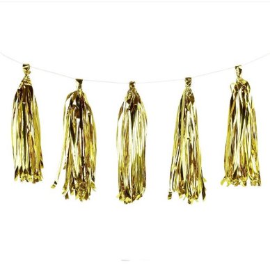 Silvester Girlande Tassel, gold, 2m