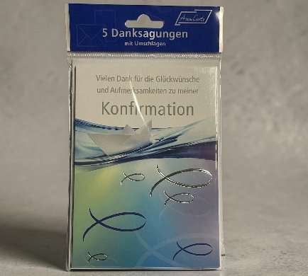 Danksagungen Konfirmation, 5 St�ck