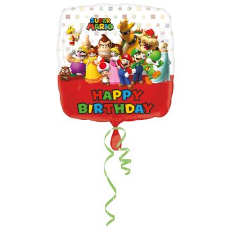 Super Mario - Happy Birthday Ballon