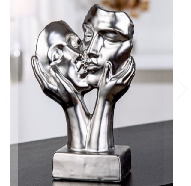 Skulptur Paar Kiss / Kuss