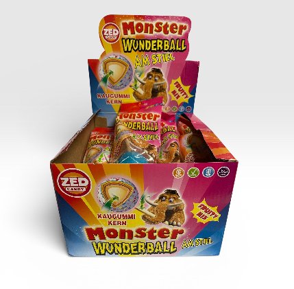 Monster Wunderball mit Kaugummikern