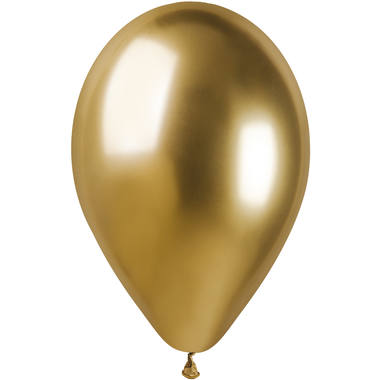 Ballons Chrom-Gold, 33 cm - 5 Stck