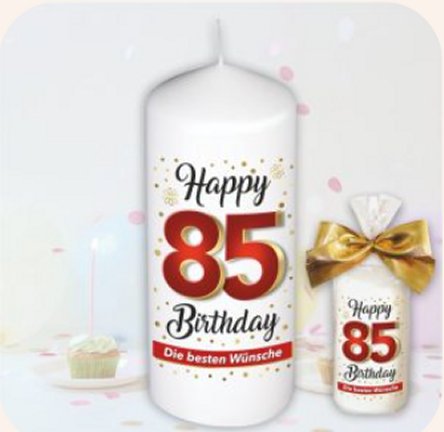 Kerze zum 85.Geburtstag