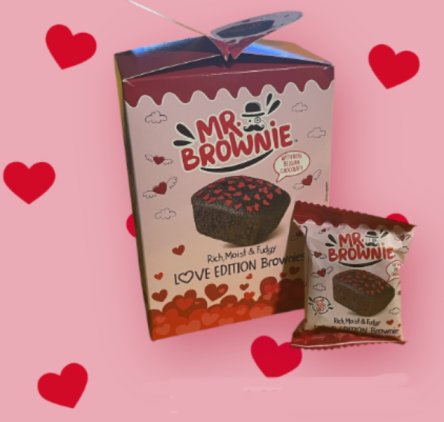 Mr.Brownie Valentinstag Kuchen, 200g
