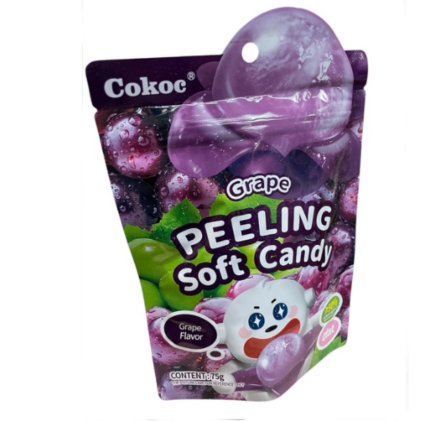 Cokoc Peelable Gummies Trauben, 75g