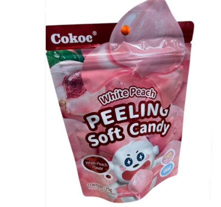 Cokoc Peelable Gummies Pfirsich, 75g