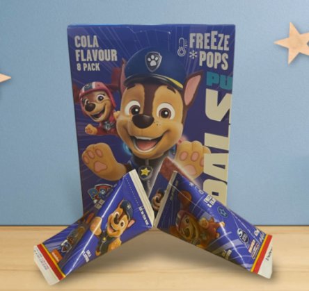Paw Patrol Eis Freeze Pops Cola 8x62ml
