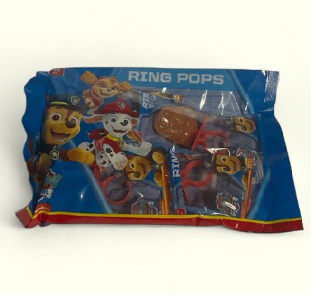 Paw Patrol Ring Pops 5x12g