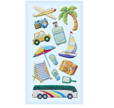 SOFTY-Sticker Urlaubs-Reise