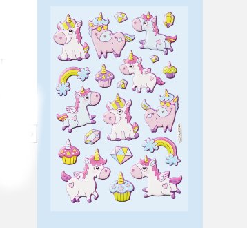 Softy Sticker Einhorn