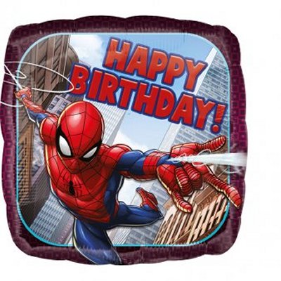 Folienballon Spiderman Happy Birthday