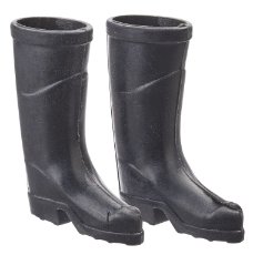 Gummistiefel, 1 Paar,schwarz